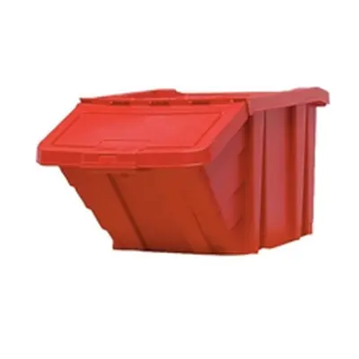 VFM Red Heavy Duty Recycle Storage Bin With Lid