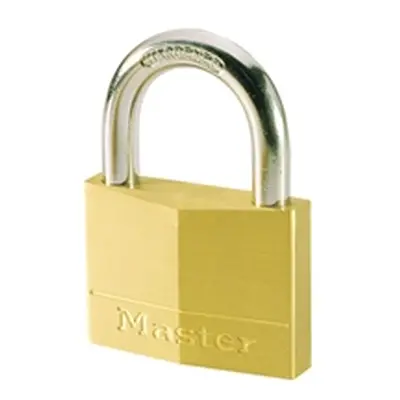 Master Lock Magnum Padlock 30mm Solid Brass with Keys 40043