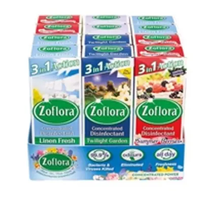 Zoflora 3-in-1 Concentrated Disinfectant 120ml (12 Pack)