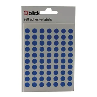 Blick Coloured Labels in Bags Round 8mm Dia 490 Per Bag - RS002055