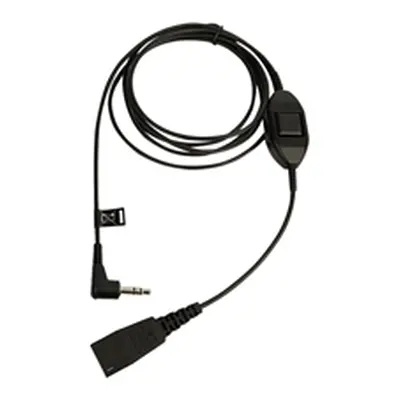 Jabra Quick Disconnect (QD) Cord to 3.5mm Jack with Answer/End/Mute