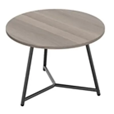 Trinity Table Low 600Mm Grey Oak - Black