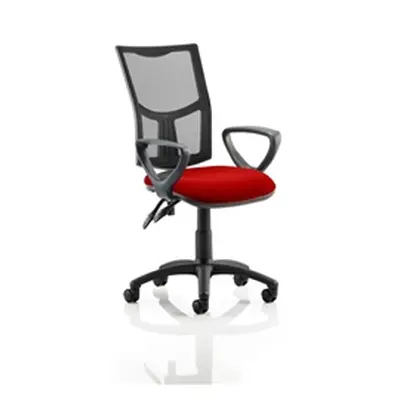 Eclipse II Lever Task Operator Chair Black Mesh Back With - KCUP1017