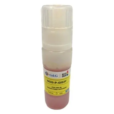 G+G Compatible Canon GI-53Y Yellow Ink Bottle 4681C001