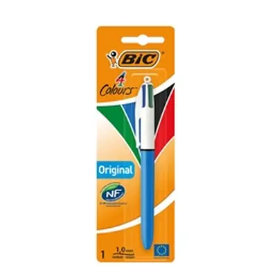 Bic Black/Blue/Red/Green 4 Colour Pen Medium (10 Pack)