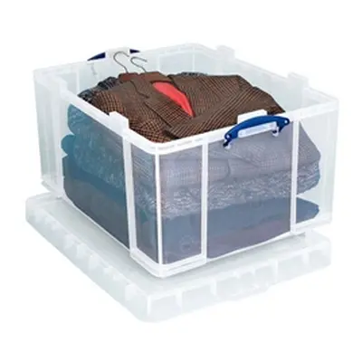 Really Useful Clear Plastic Storage Box 145 Litre