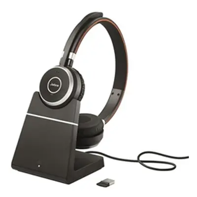 Jabra Evolve 65 SE MS Stereo Wireless Headset Link 380 USB-A + Stand