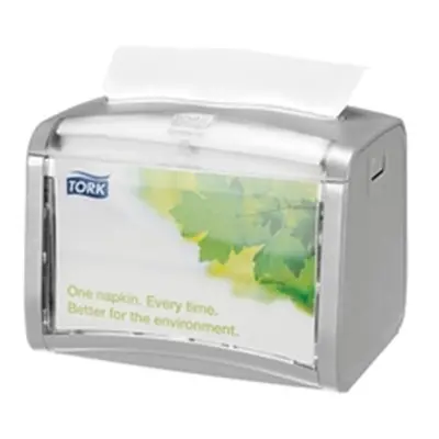 Tork Silver Xpressnap Tabletop Napkin Dispenser