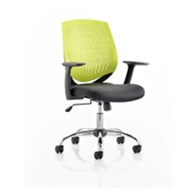 Dura Task Operator Chair Green With Arms - OP000016