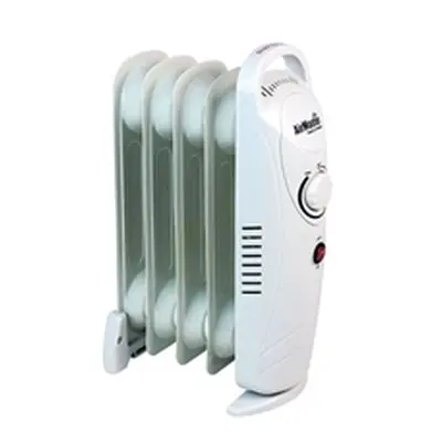 500W Six Fin Baby Oil-Filled Radiator White CRHOF320/H