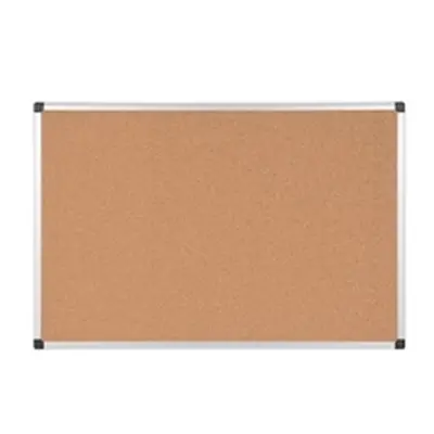 Bi-Office Maya Cork Notice Board, Alumin