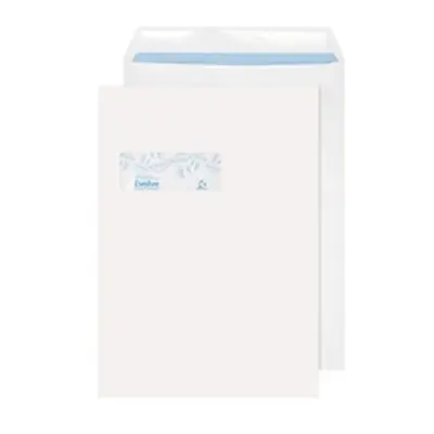 Evolve C4 Envelopes Window Recycled Pocket Self Seal White Pack 250