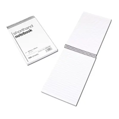 Spiral Shorthand Notebook 150 Leaf (10 Pack)