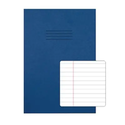 Rhino Exercise Book 8mm Ruled 80P A4 Dark Blue (Pack of 50) VC48426