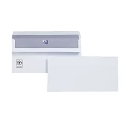 Plus Fabric Envelopes Wallet 110gsm DL White [Pack 250] - M23270