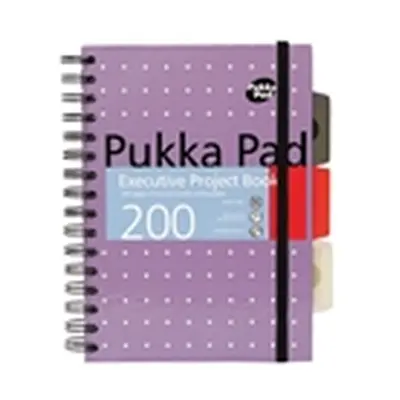 Pukka Pad Executive Ruled Wirebound Project Book A5 (3 Pack) 6336-MET