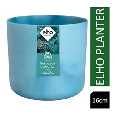 Elho ATLANTIC BLUE Round Planter 16cm