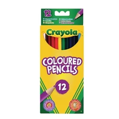 Crayola 12 Assorted Pencil Coloured Pencils (Pack of 12) 3.3612