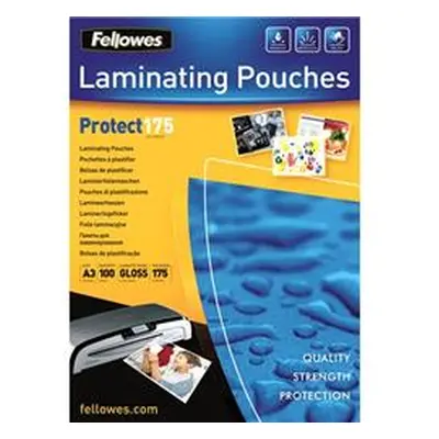 Fellowes A3 Glossy 175 Micron Laminating Pouch - 100 pack