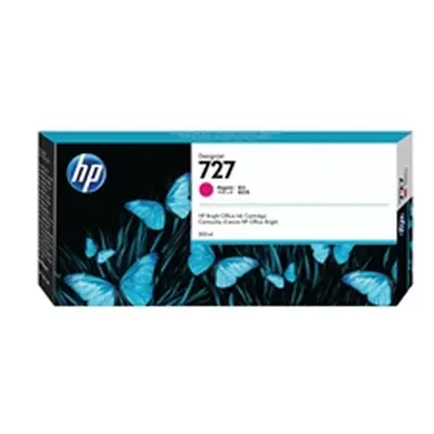 HP 727 DesignJet Ink Cartridge 300-ml Magenta F9J77A