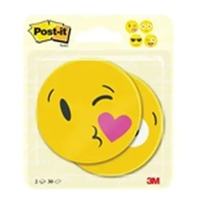 Post-it Notes Emoji Shape 30 Sheets 70 x 70mm (Pack 2) BC-2030-EMO-EU