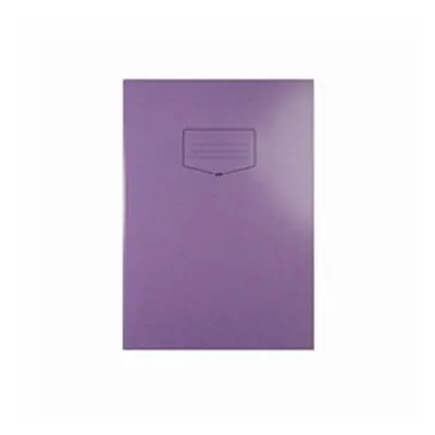 Silvine Tough Shell Exercise Book A4+ Purple (Pack of 25) EX157