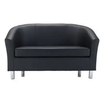 Tub Sofa With Metal Feet - Black - OF2200BKML