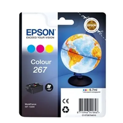 Epson 267 Ink Cartridge Globe Tri-Colour CMY C13T26704010