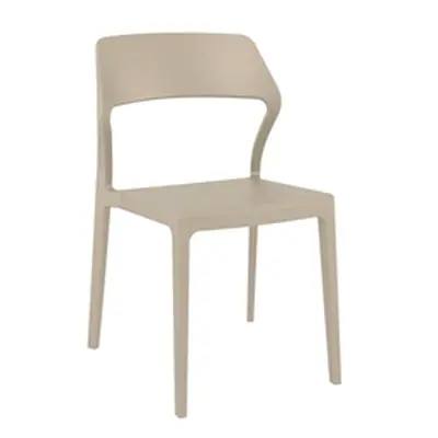 Snow Side Chair - Taupe