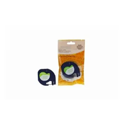 ALPA-CArtridge Comp Dymo 91200 Paper Tape Cassette Black on - 91200