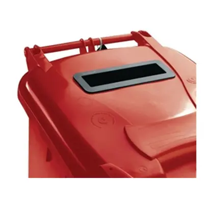 Confidential Waste Wheelie Bin 120 Litre Red