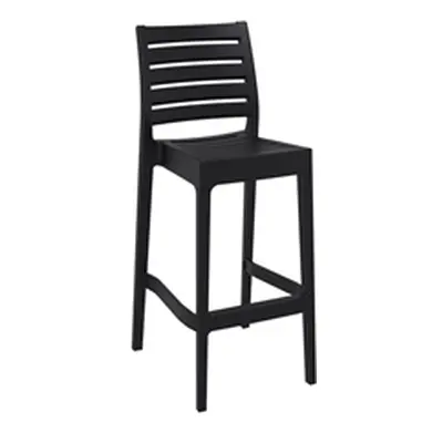 Ares 75 Bar Stool - Black