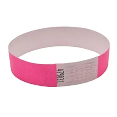 Announce Wrist Bands 19mm Pink (1000 Pack) AA01837