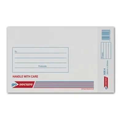 GoSecure Bubble Envelope Size 4 170x245mm White (Pack of 100) KF71449