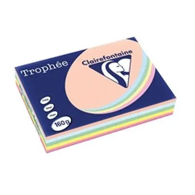 Trophee Card A4 160gm Pastel Assorted (250 Pack) 1712C