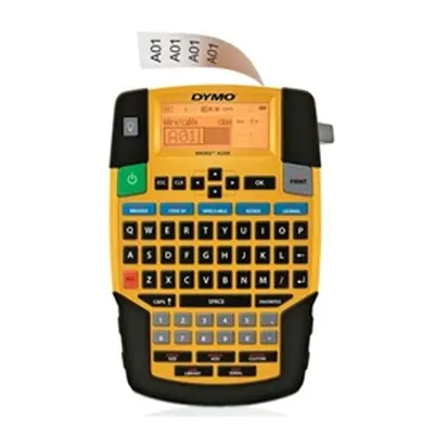 Dymo Rhino 4200 Label Maker QWERTY 19mm Yellow PB1 UK