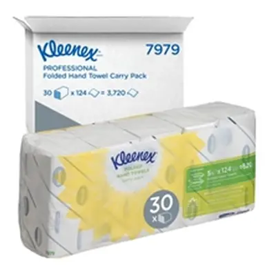 Kleenex 2-Ply Ultra Hand Towel 124 Sheets (Pack of 5) 7979