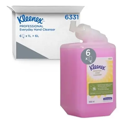 Kleenex Everyday Use Hand Soap Refill 1 Litre (Pack of 6) 6331