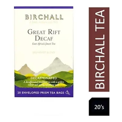 Birchall Prism Enveloped Teabags - Decaf