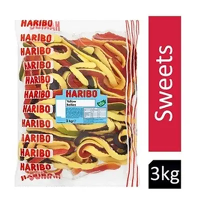 Haribo Yellow Bellies 3kg Bag - PACK (4)