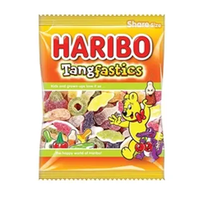 Haribo Tangfastics Sweets Bag 160g (Pack of 12) 145800