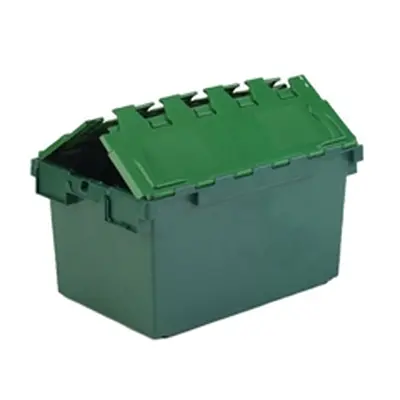 VFM Green Plastic Picking Container With Lid