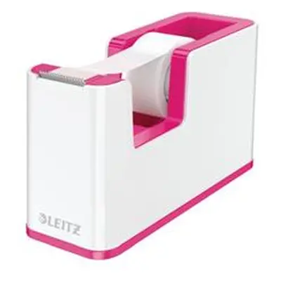 Leitz WOW Tape Dispenser White/Pink 53641023