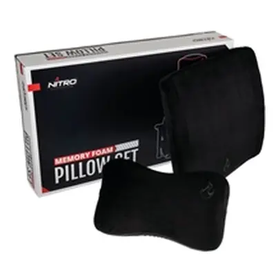 Nitro Concepts Ergonomic Memory Foam Pillow Set Black GC-03V-NR