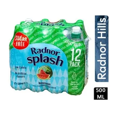 Radnor Splash Sugar Free Watermelon 12x500ml