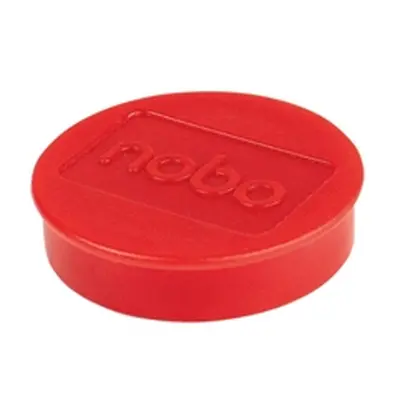 Nobo Whiteboard Magnets 38mm Red (Pack of 10) 915314