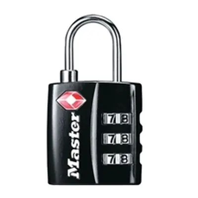 Master Lock Black 32mm TSA Combination Padlock