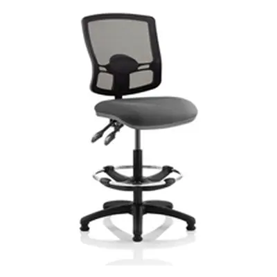 Eclipse Plus II Lever Task Operator Chair Mesh Back Charcoal Hi Rise