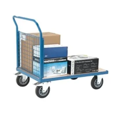 VFM Blue Premier Platform Truck Single Mesh 1000 x 700mm