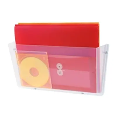 Deflecto Non-Breakable Wall File Pocket A4 Clear